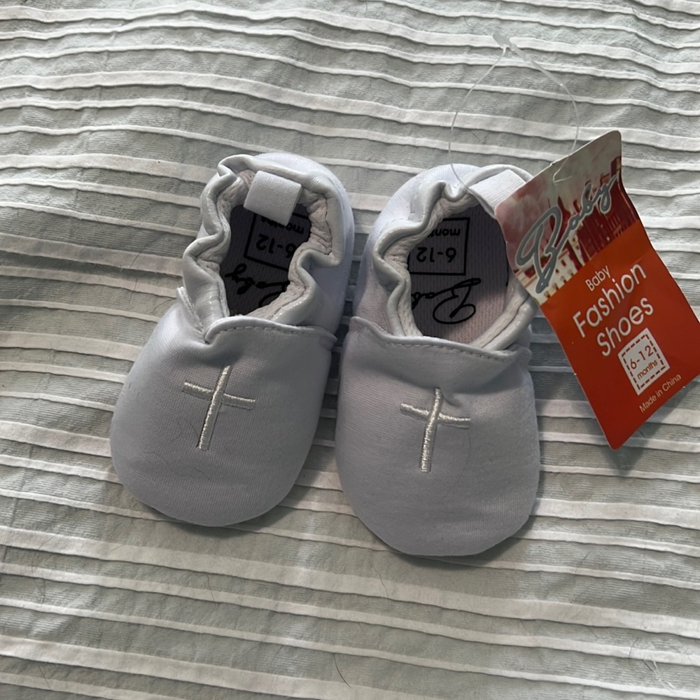NWT BABY BAPTISM SHOES!